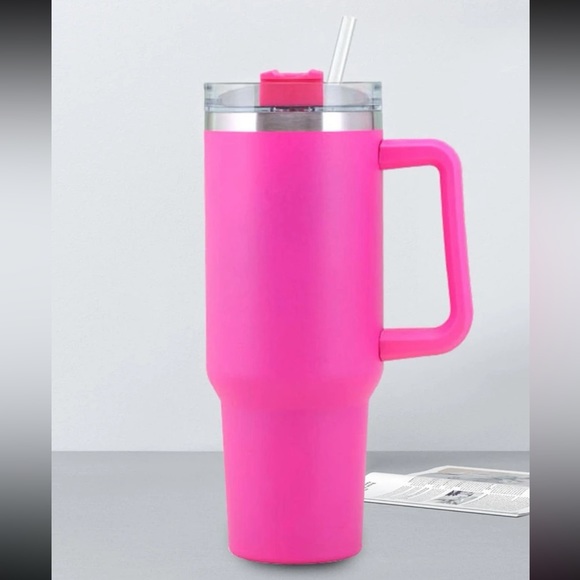 None Kitchen Nwt Hot Pink Insulated Cup With Handle 4oz Comparable